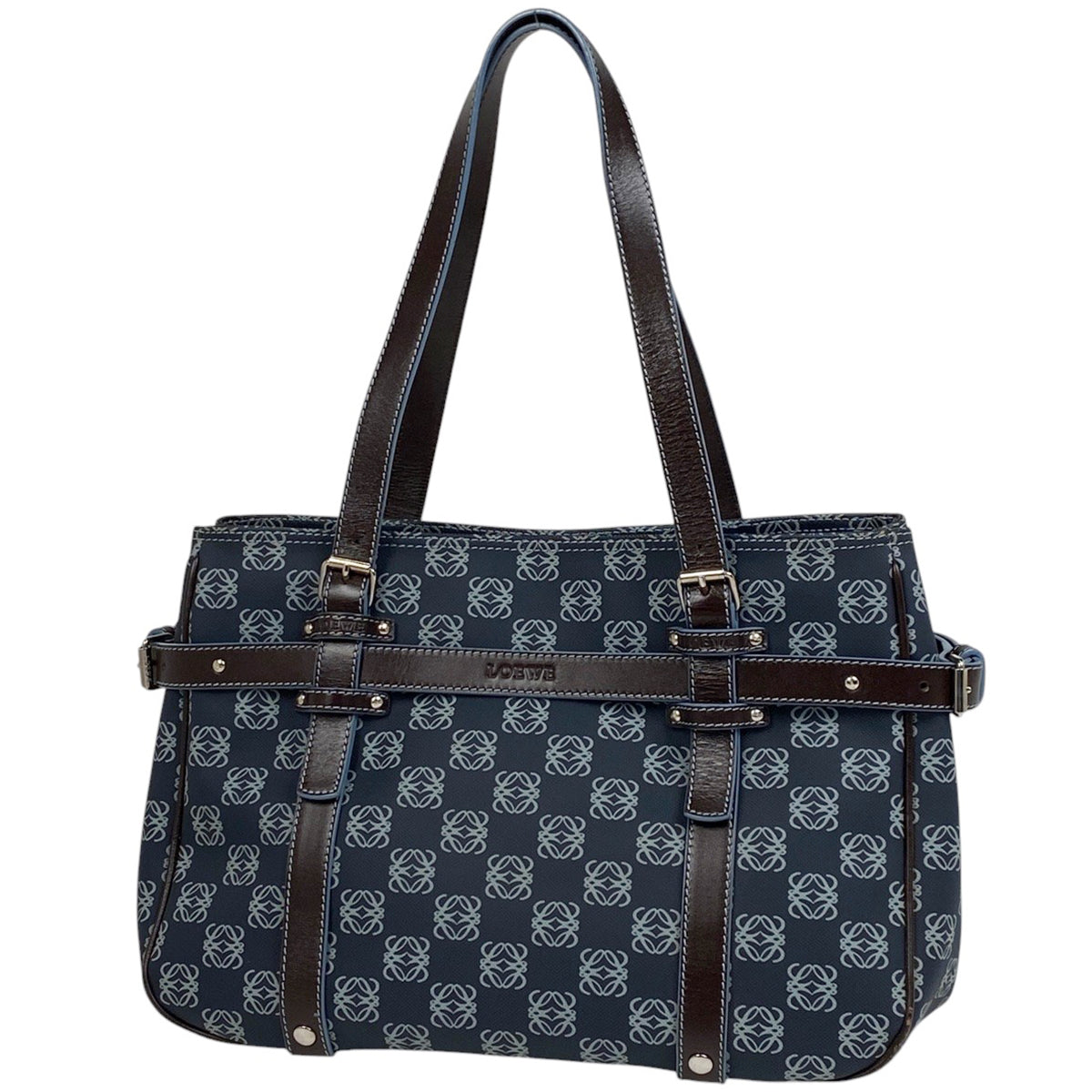 ★ロエベアナグラムキャンバストートバッグ★ LOEWE ロエベ アナグラム キャンバス トートバッグ 2way