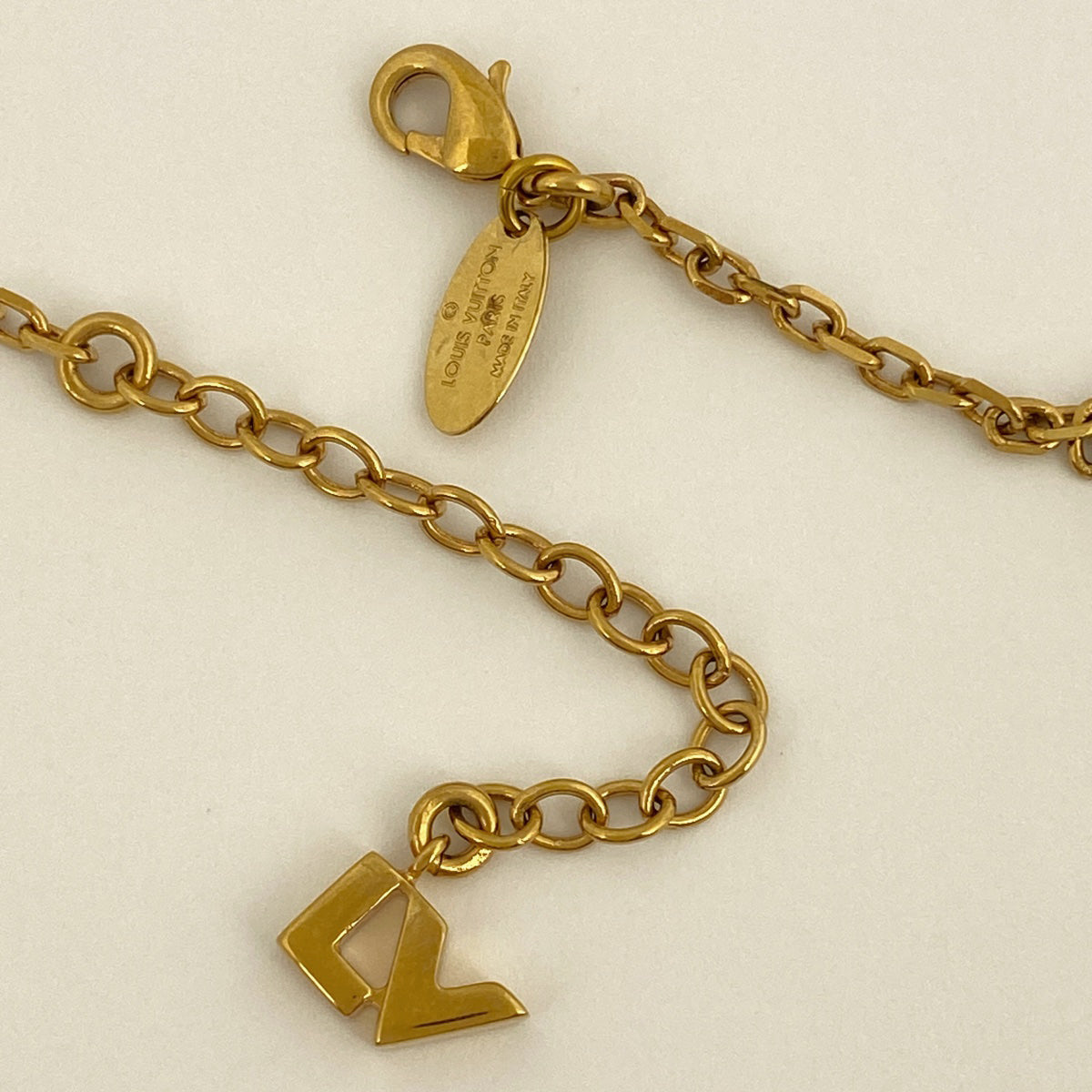 ルイ・ヴィトン パンダンティフ ラブレターズ ネックレス LV ライン