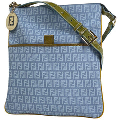 フェンディ ズッキーノ柄 ショルダーバッグ エナメル 斜め掛け ショルダーバッグ 8BT151 レディース 【中古】brbag