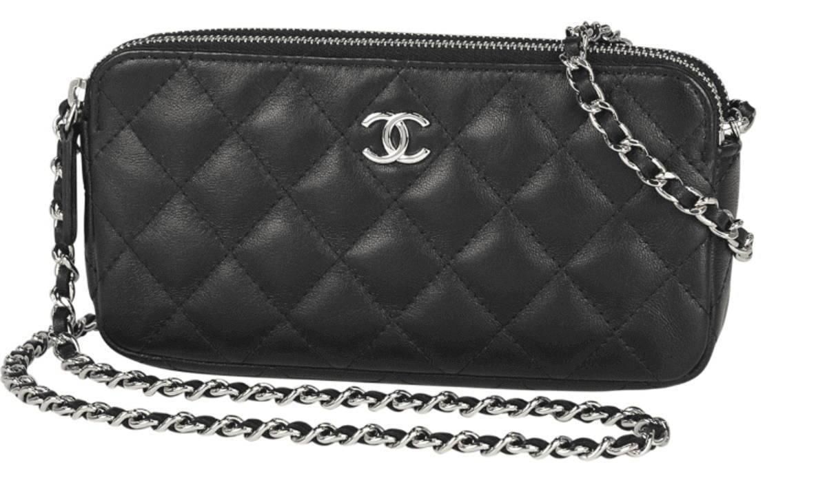 【CHANEL】可愛らしいエメラルドグリーンのマトラッセ 長財布☆キャビア