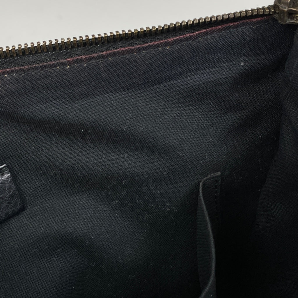 バレンシアガ ロゴ クラッチバッグ セカンドバッグ クラッチバッグ レザー ブラック 362967 レディース 【中古】brbag