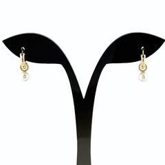 ミキモト パール デザインピアス ピアス K18 パール レディース ブランドジュエリー 【中古】brjwl