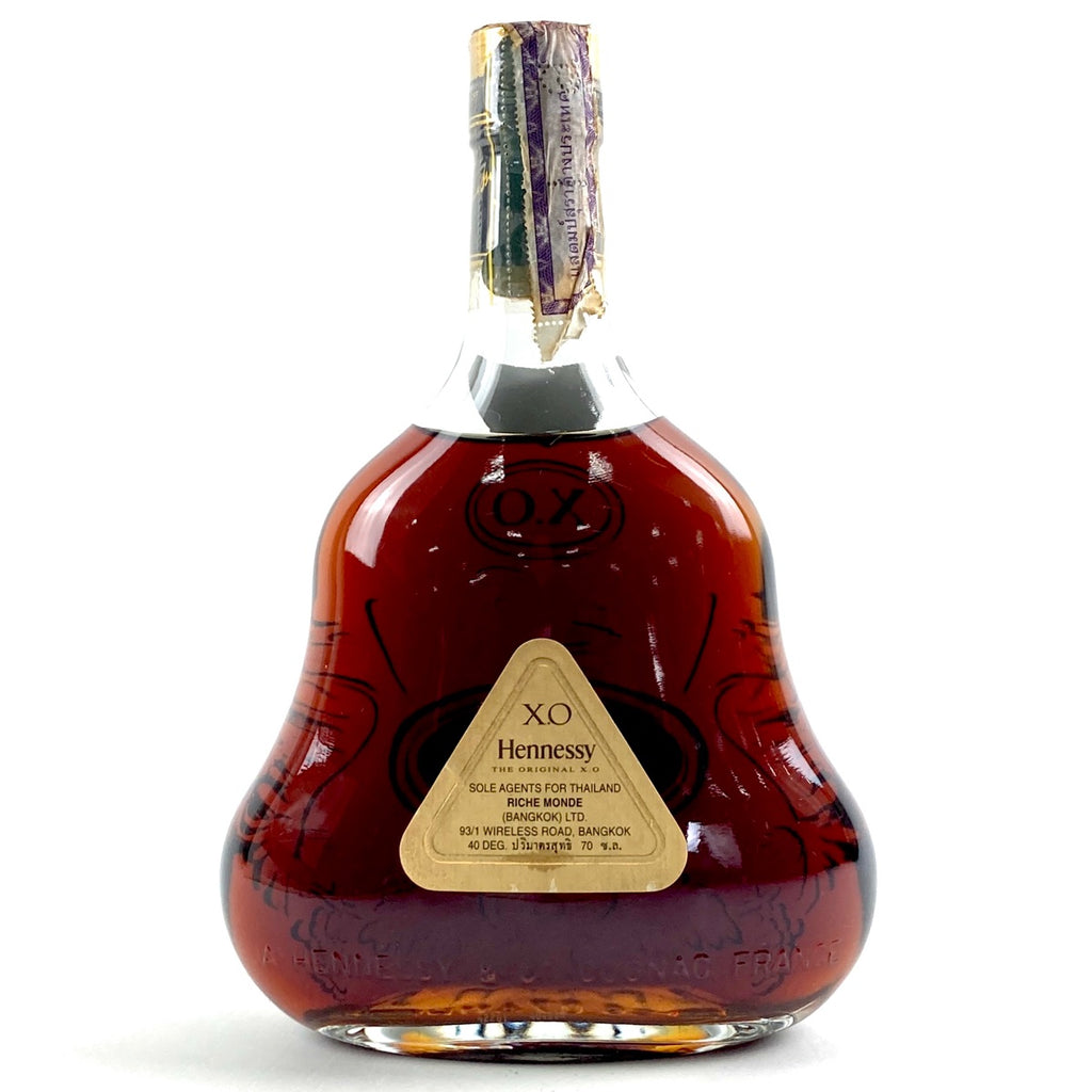 ヘネシー Hennessy XO 金キャップ クリアボトル 700ml ブランデー コニャック 【古酒】