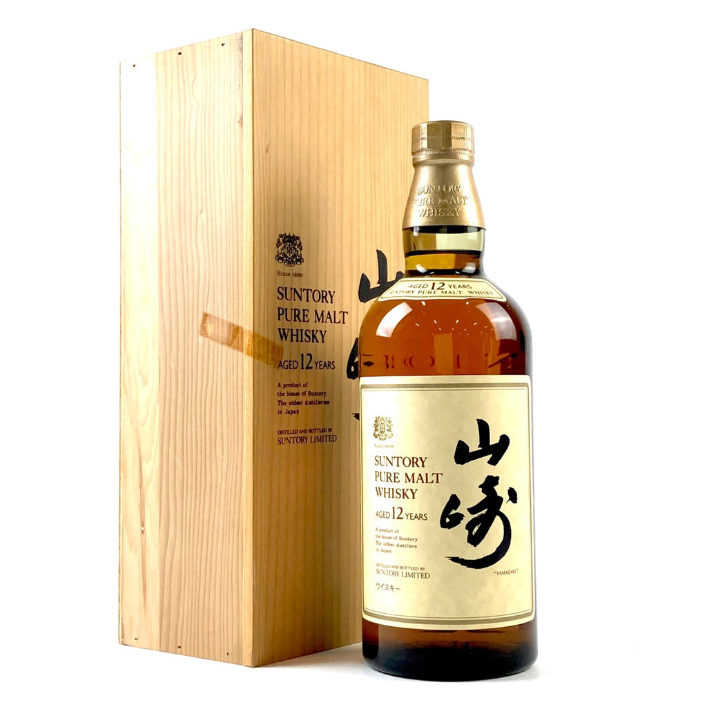 【東京都内限定お届け】 サントリー SUNTORY 山崎 12年 ピュアモルト 向獅子 750ml 国産ウイスキー 【古酒】