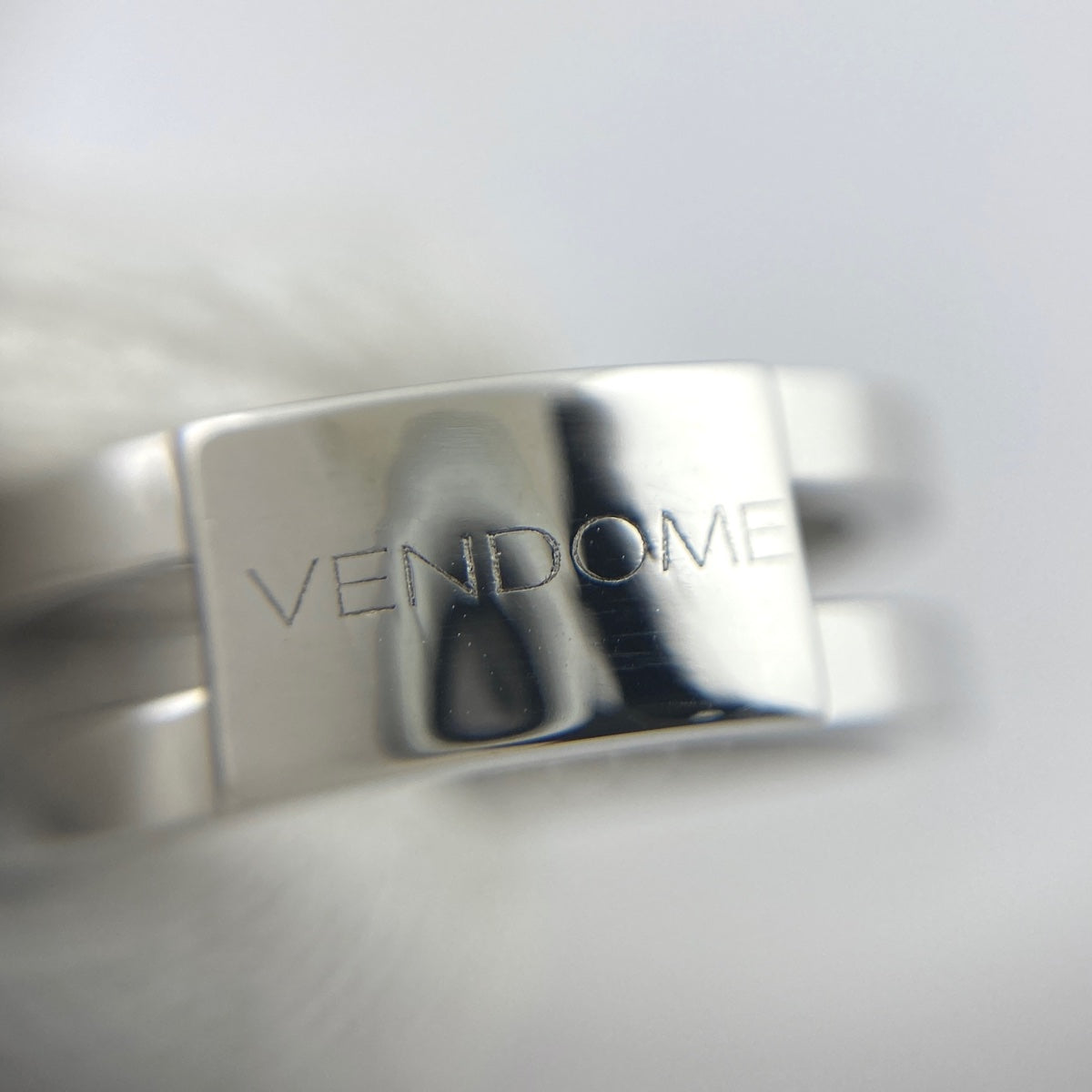 ヴァンドーム青山 メレダイヤ デザインリング 指輪 リング 13号 K18 ダイヤモンド レディース 【中古】 