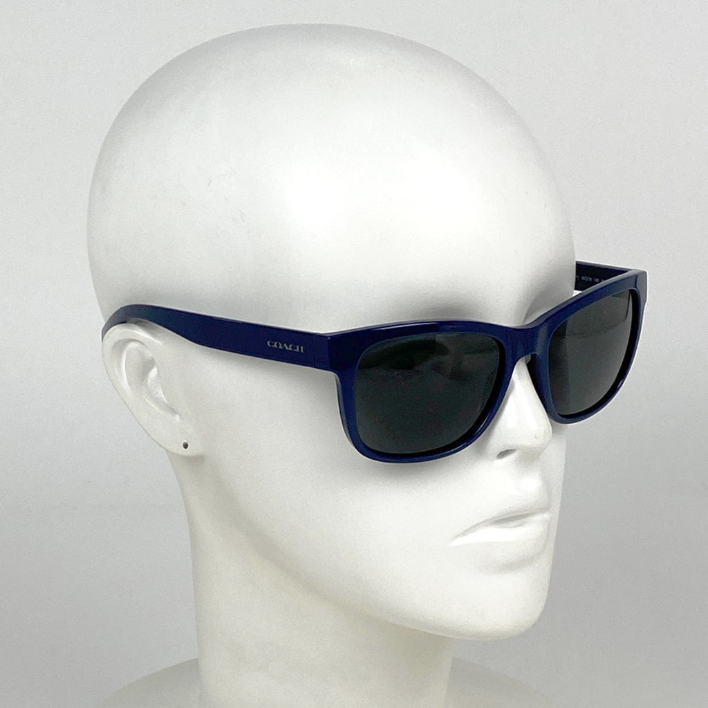 コーチ ロゴ サングラス アイウェア サングラス プラスチック ネイビー 542287 レディース 【中古】brbag