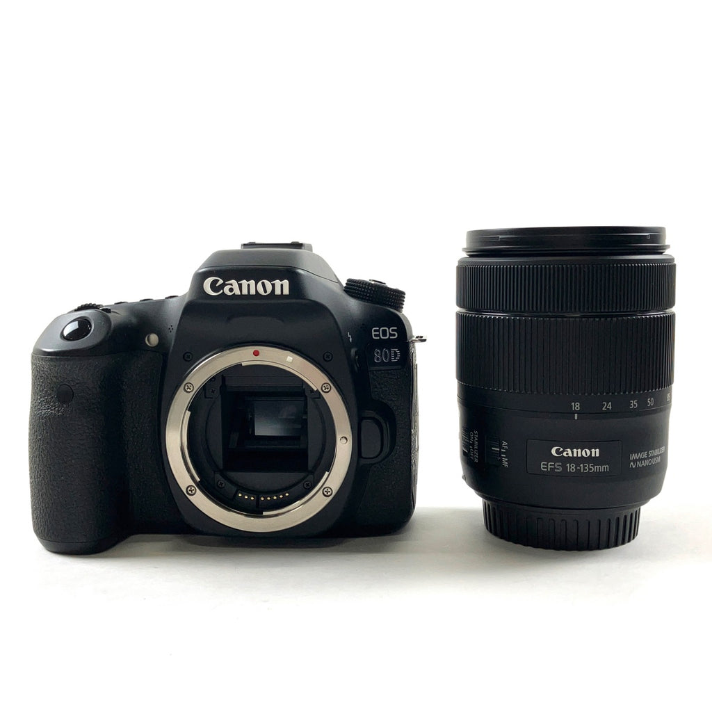 キヤノン Canon EOS 80D EF-S 18-135 IS USM レンズキット デジタル 一眼レフカメラ 【中古】cambb