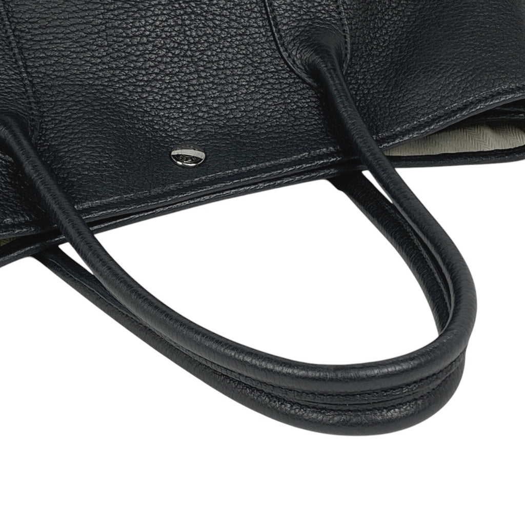 エルメス ガーデンパーティ PM ハンドバッグ トートバッグ ネゴンダ ブラック □N レディース 【中古】brbag
