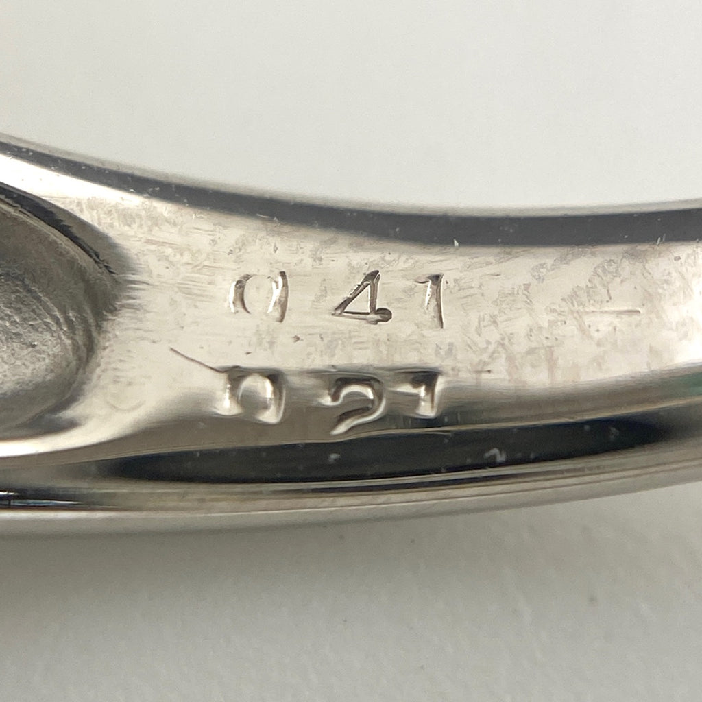 エメラルド デザインリング プラチナ 指輪 メレダイヤ リング 12号 Pt900 エメラルド ダイヤモンド レディース 【中古】nbjwl