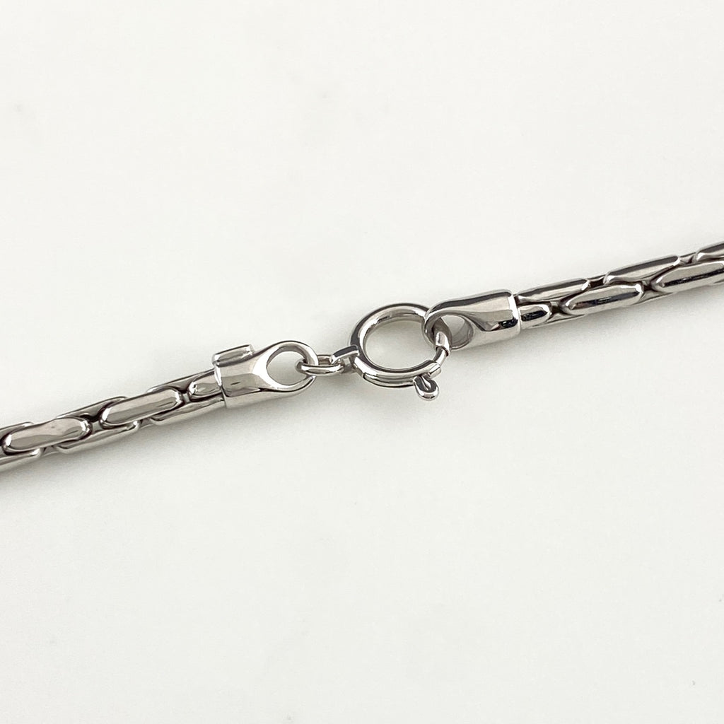 ジュネ メレダイヤ デザインネックレス WG ホワイトゴールド オニキス ネックレス WG 750 ダイヤモンド レディース 【中古】brjwl