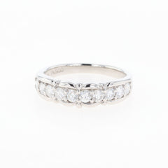 メレダイヤ デザインリング プラチナ 指輪 リング 9.5号 Pt900 ダイヤモンド レディース 【中古】nbjwl