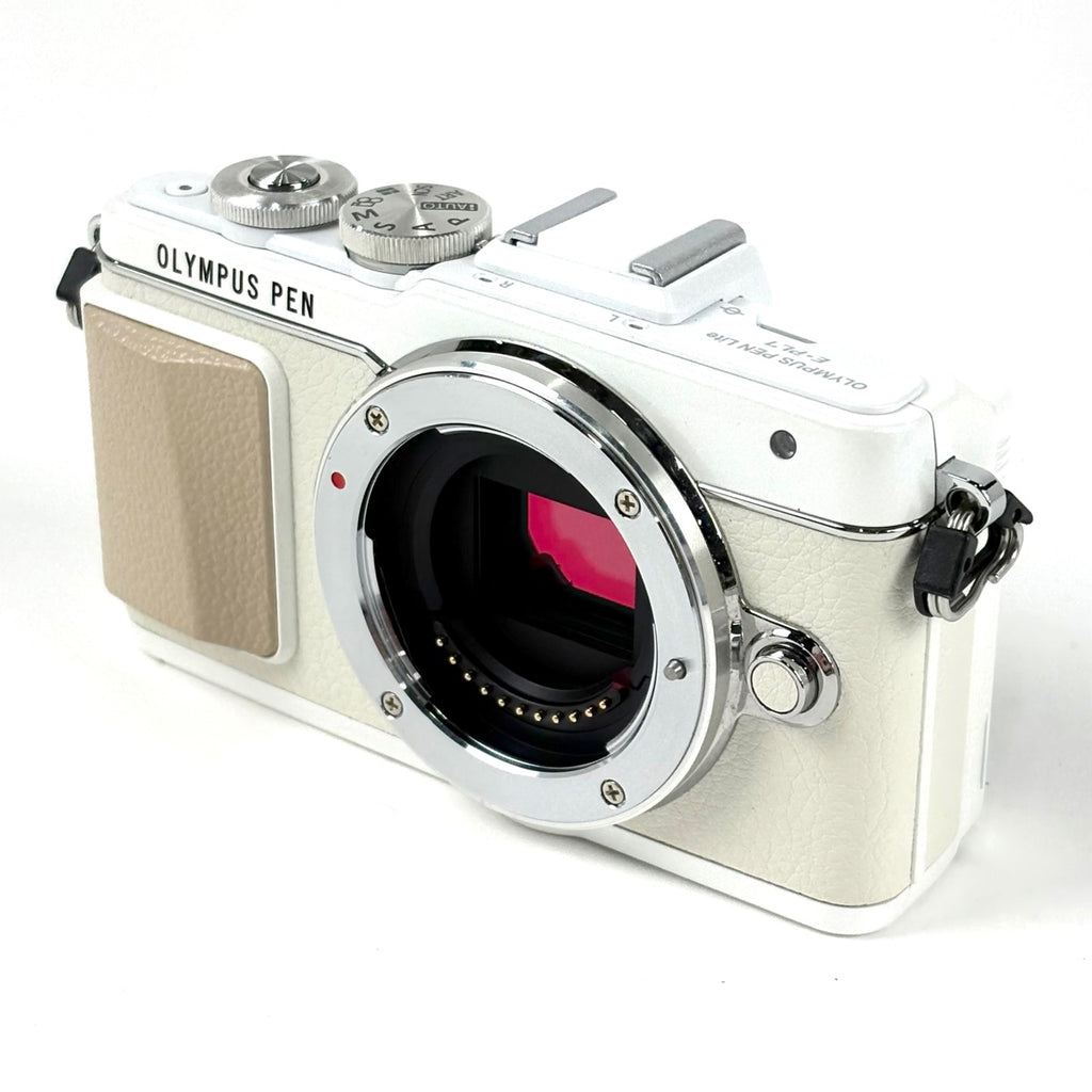 オリンパス OLYMPUS PEN Lite E-PL7 14-42mm EZレンズキット ホワイト デジタル ミラーレス 一眼カメラ 【中古】