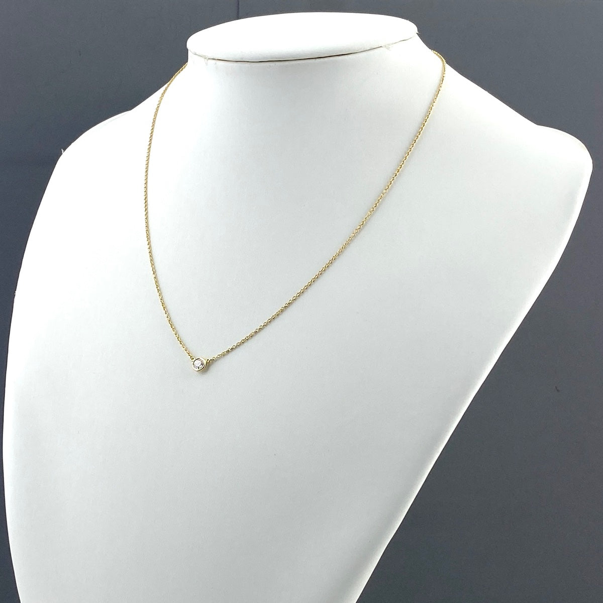 ティファニー バイザヤード ネックレス YG イエローゴールド