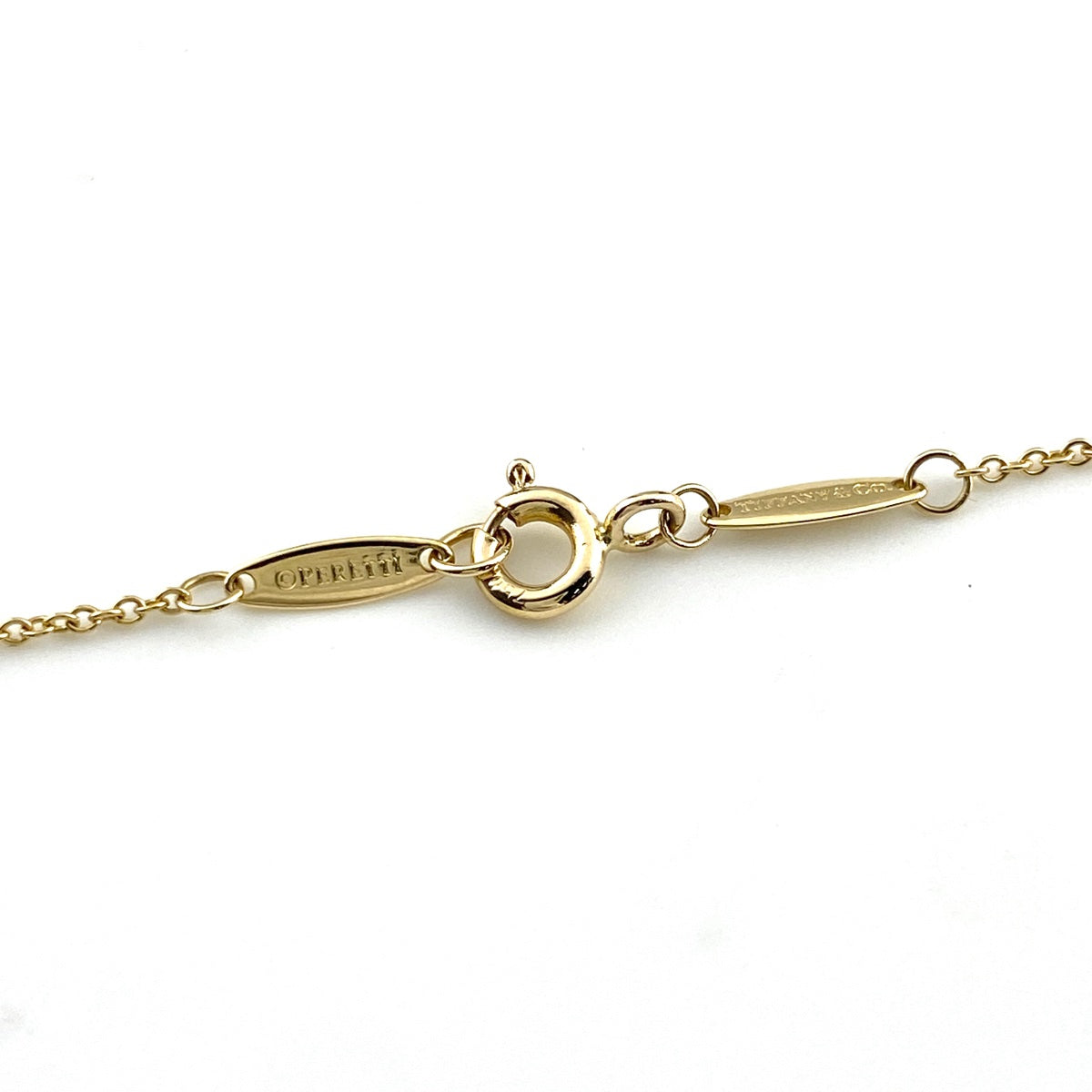 ティファニー バイザヤード ネックレス YG イエローゴールド