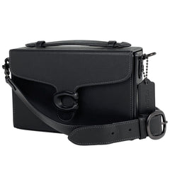 コーチ タビー ボックス ハンドバッグ 2WAY ショルダーバッグ ハンドバッグ レザー ブラック CH750 レディース 【中古】brbag