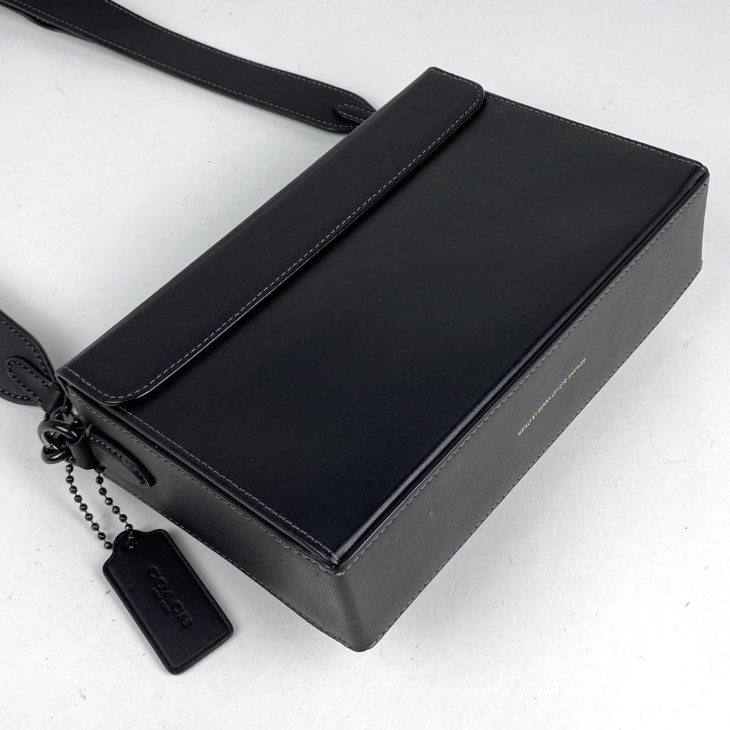 コーチ タビー ボックス ハンドバッグ 2WAY ショルダーバッグ ハンドバッグ レザー ブラック CH750 レディース 【中古】brbag