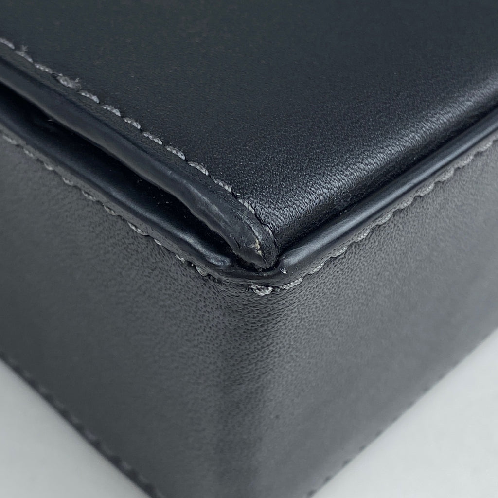 コーチ タビー ボックス ハンドバッグ 2WAY ショルダーバッグ ハンドバッグ レザー ブラック CH750 レディース 【中古】brbag