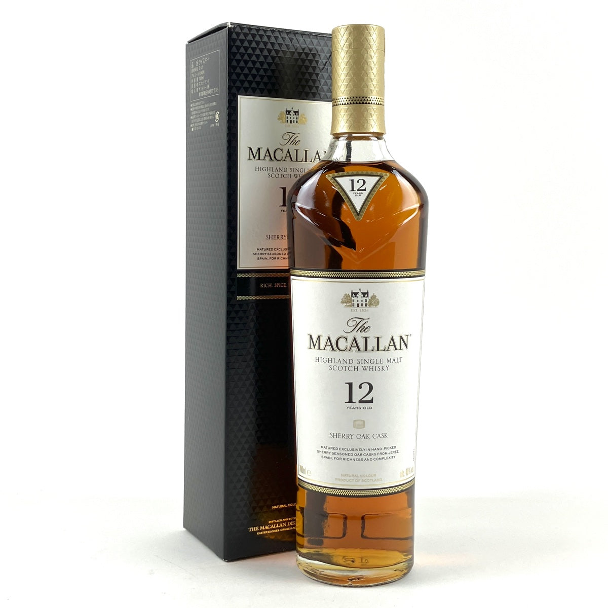 MACALLAN マッカラン 12年 シェリーオーク 700ml 未開封 ウイスキー - ウイスキー