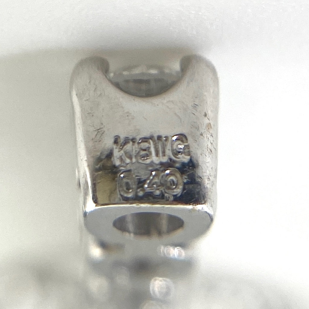 メレダイヤ デザインネックレス WG ホワイトゴールド ペンダント ネックレス K18 WG ダイヤモンド レディース 【中古】nbjwl