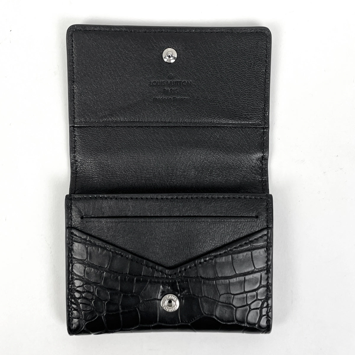 極美品✨ルイヴィトン カルトドゥヴィジット エピ ノワール 黒 名刺入れ LV☆アンヴェロップ・カルト ドゥ ヴィジット〈ノワール