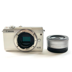 キヤノン Canon EOS M100 + EF-M 22mm F2 STM  デジタル ミラーレス 一眼カメラ 【中古】