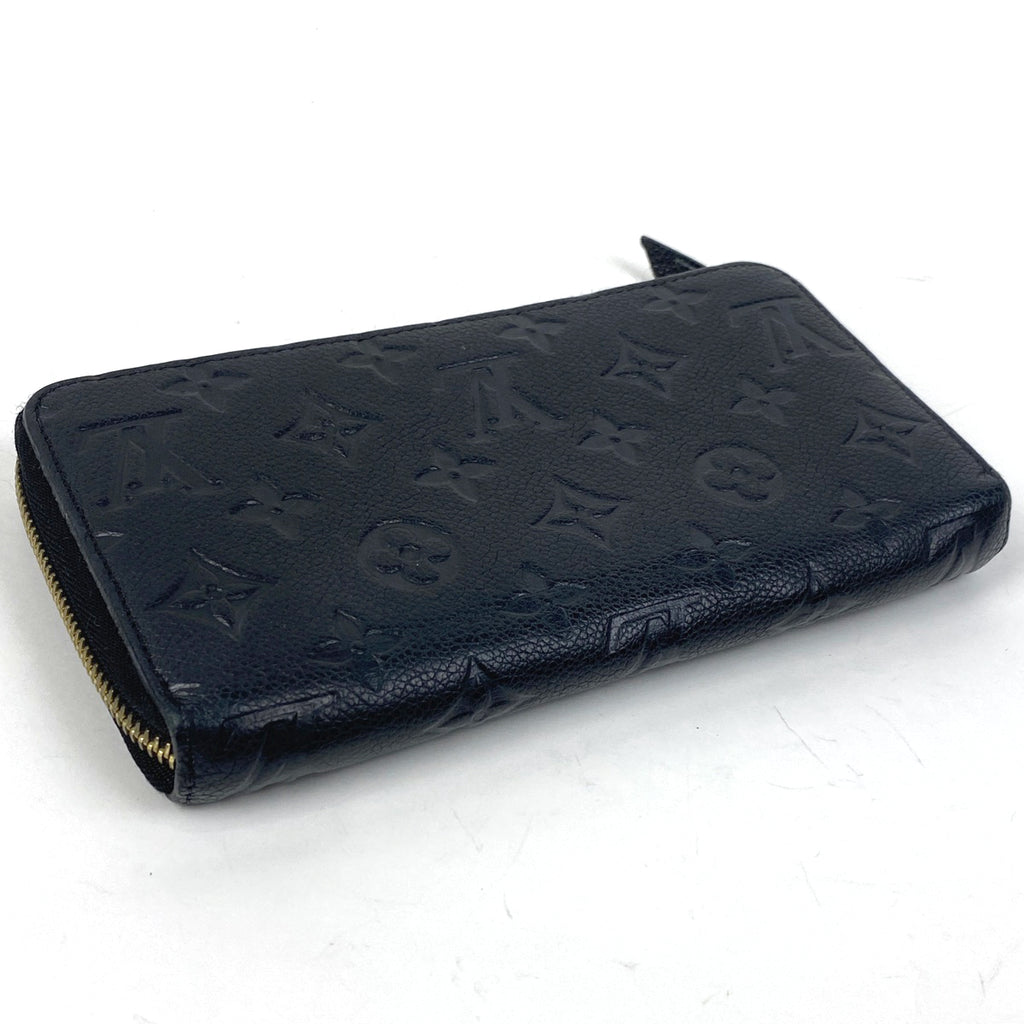 ルイ・ヴィトン ジッピーウォレット ラウンドファスナー 長財布 モノグラムアンプラント ノワール(ブラック) M60571 レディース 【中古】 brbag