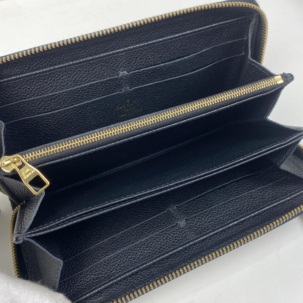 ルイ・ヴィトン ジッピーウォレット ラウンドファスナー 長財布 モノグラムアンプラント ノワール(ブラック) M60571 レディース 【中古】 brbag