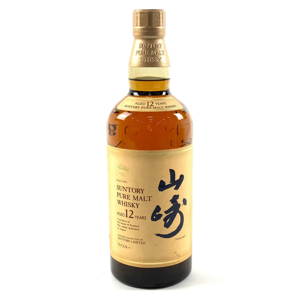 【東京都内限定お届け】 サントリー SUNTORY 山崎 12年 ピュアモルト 華 750ml 国産ウイスキー 【古酒】 liqbb