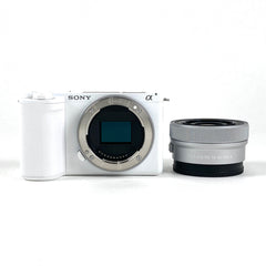 ソニー SONY VLOGCAM ZV-E10 II パワーズームレンズキット ZV-E10M2K W ホワイト デジタル ミラーレス 一眼カメラ 【中古】