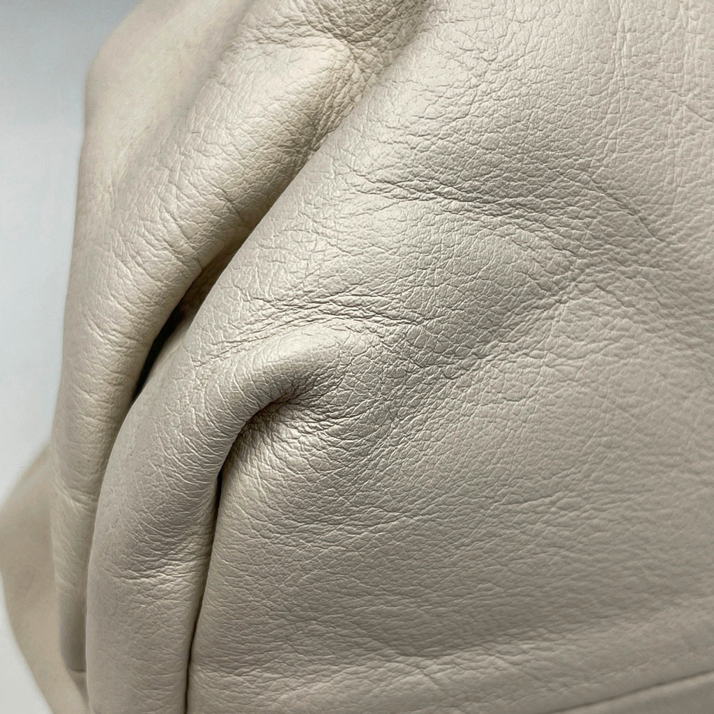 ボッテガヴェネタ ザ ポーチ クラッチバッグ がま口 クラッチバッグ レザー ベージュ レディース 【中古】 brbag