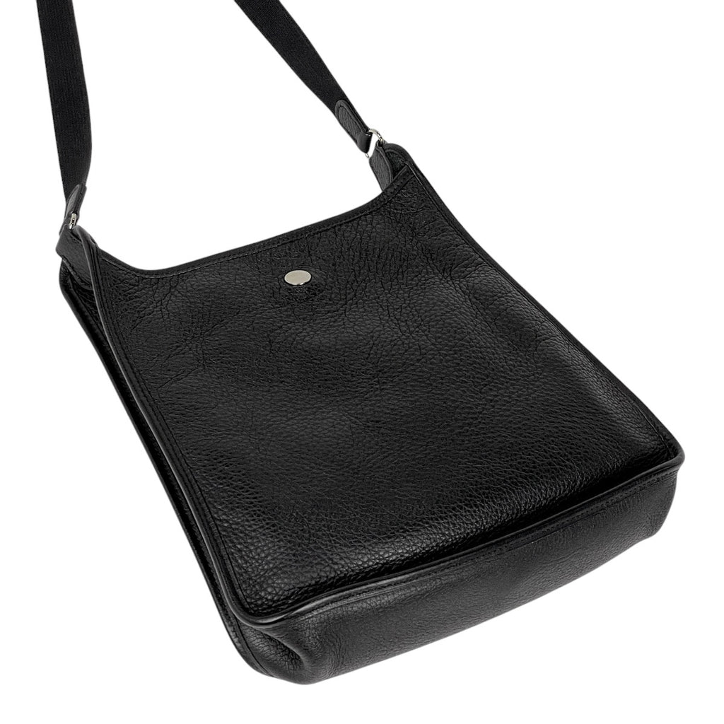 エルメス ヴェスパ PM シェーヌダンクル ショルダーバッグ トリヨンクレマンス ブラック □C レディース 【中古】 brbag