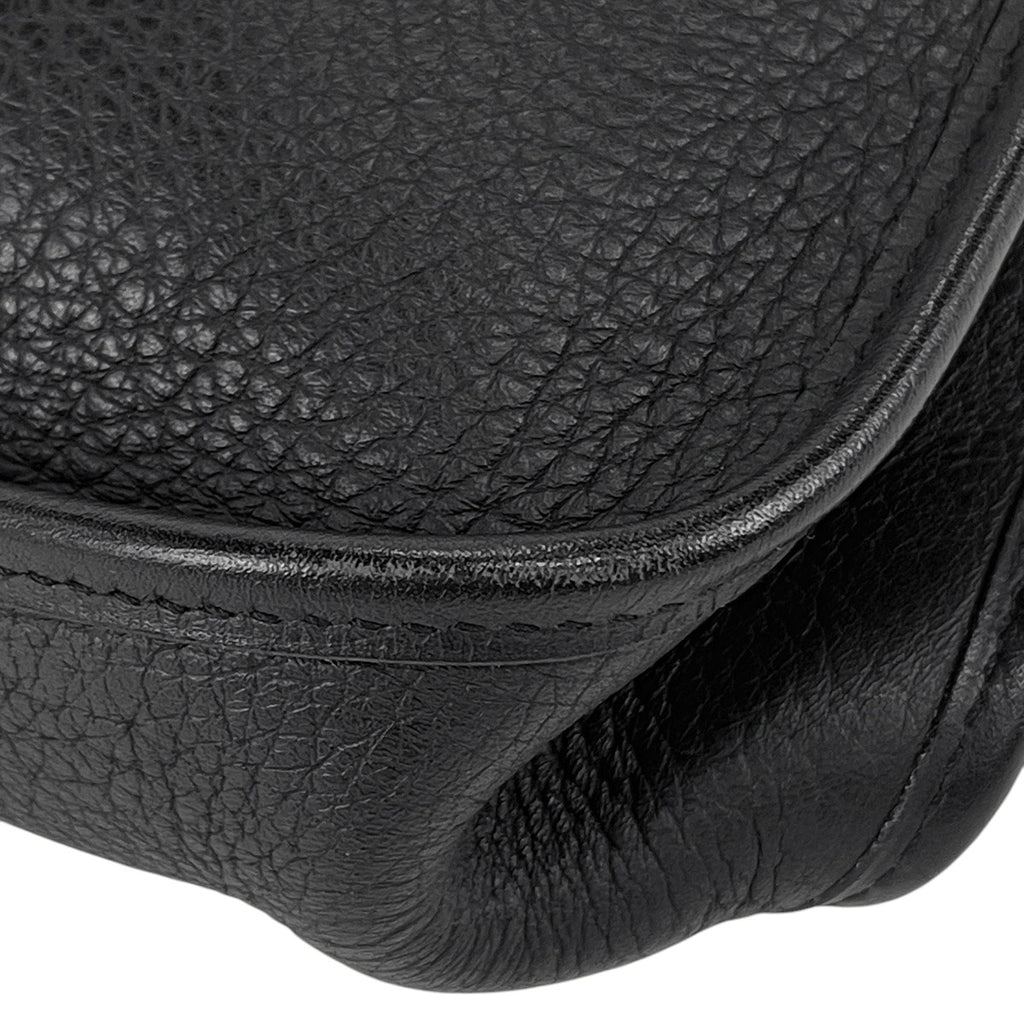 エルメス ヴェスパ PM シェーヌダンクル ショルダーバッグ トリヨンクレマンス ブラック □C レディース 【中古】 brbag