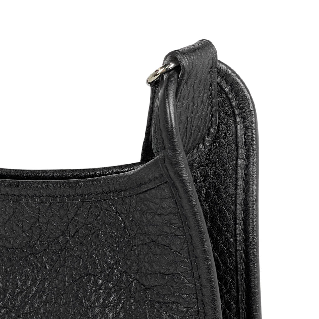 エルメス ヴェスパ PM シェーヌダンクル ショルダーバッグ トリヨンクレマンス ブラック □C レディース 【中古】 brbag