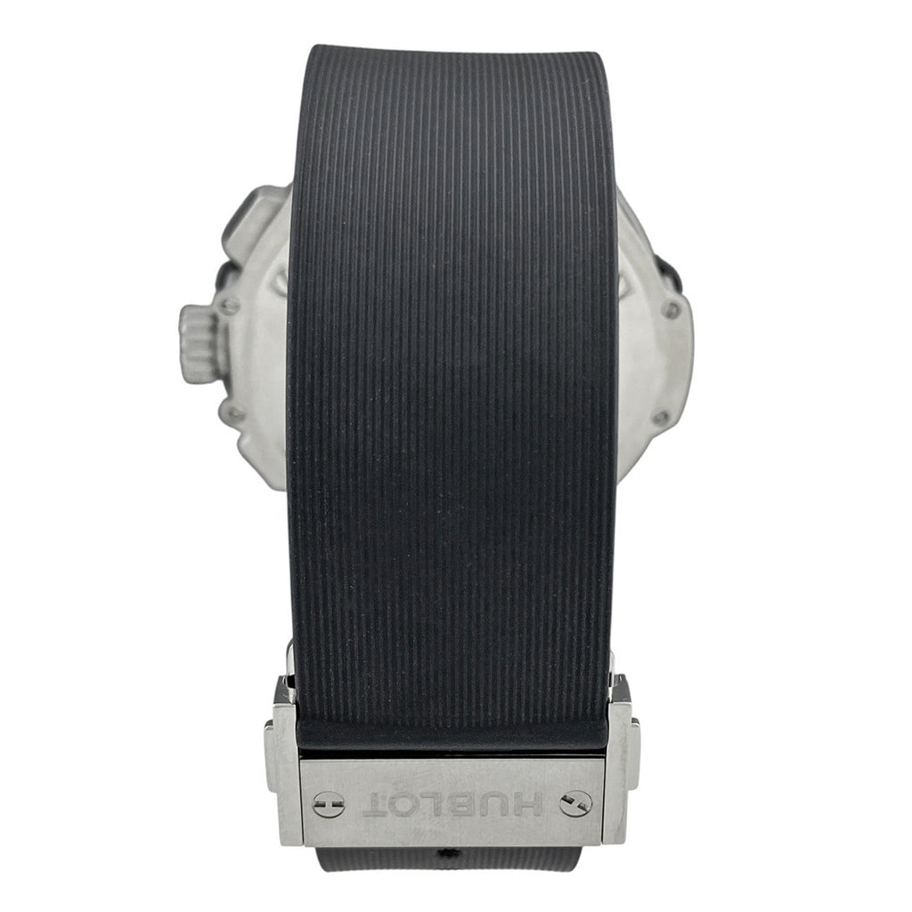 【OH済】【保証書】ウブロ ビックバン スチール ダイヤモンド 301.SX.1170.RX.1104 腕時計 SS ラバー ダイヤモンド 自動巻き ブラック メンズ 【中古】 【保証対象】 wtcbb