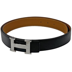 エルメス コンスタンス リバーシブル Hベルト □F刻印 ベルト レザー ブラック ブラウン メンズ 【中古】 
 ラッピング可