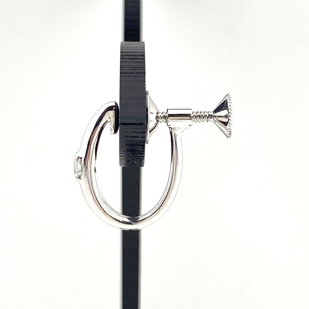 ミキモト ダイヤモンド デザインイヤリング イヤリング K18 ダイヤモンド レディース 【中古】brjwl