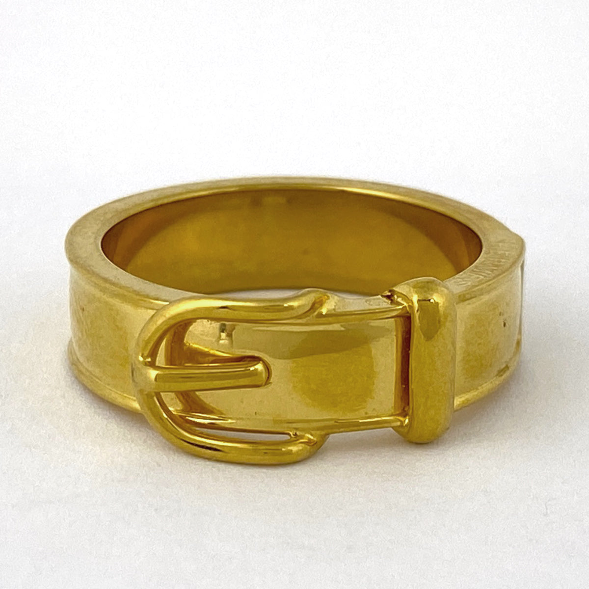 HERMES サンチュールリング プックルセリエ ベルトモチーフ 9号 HERMES/エルメス】サンチュール ブックル・セリエ リング 9号