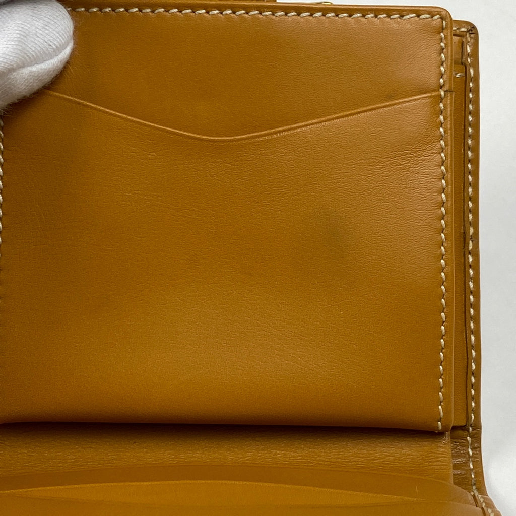 グッチ マイクロGG 二つ折り 財布 札入れ 小銭入れ オールドグッチ 二つ折り財布 コーティングキャンバス ブラウン レディース 【中古】brbag