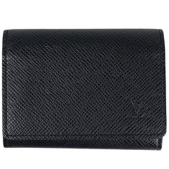 ルイ・ヴィトン アンヴェロップ カルト ドゥ ヴィジット カード入れ 定期入れ パスケース カードケース タイガ アルドワーズ(ブラック) M30922 メンズ 【中古】 brbag