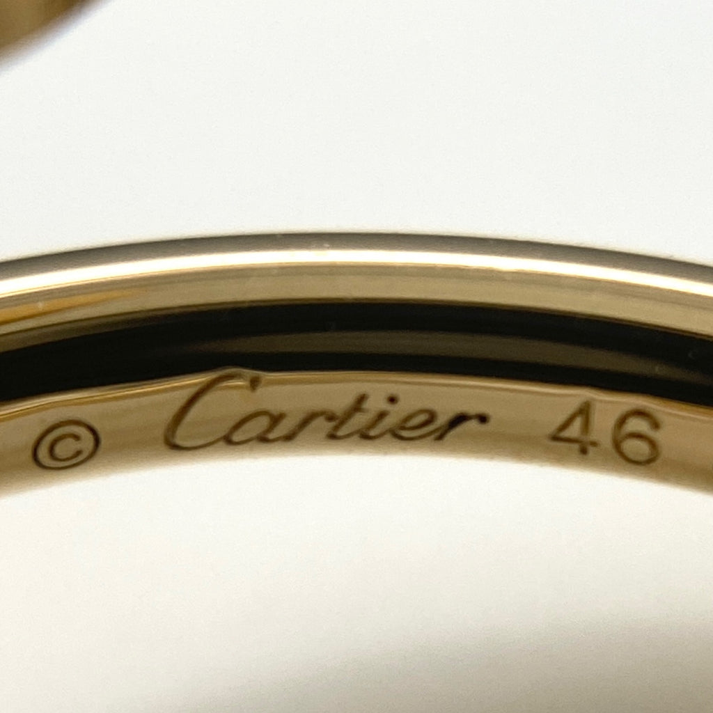 カルティエ ジュスト アン クル リング YG イエローゴールド 指輪 スモールモデル リング 4.5号 750 レディース 【中古】brjwl