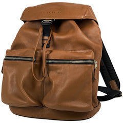 コーチ ロゴ リュックサック バッグパック メンズ リュック レザー ブラウン F71728 レディース 【中古】brbag