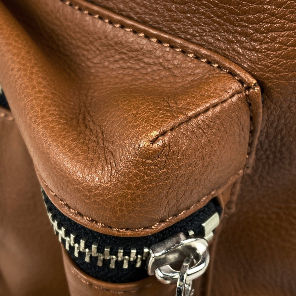 コーチ ロゴ リュックサック バッグパック メンズ リュック レザー ブラウン F71728 レディース 【中古】brbag
