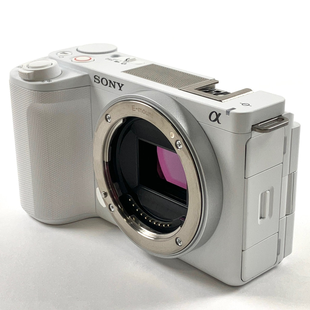 ソニー SONY VLOGCAM ZV-E10 II パワーズームレンズキット ZV-E10M2K W ホワイト デジタル ミラーレス 一眼カメラ 【中古】cambb