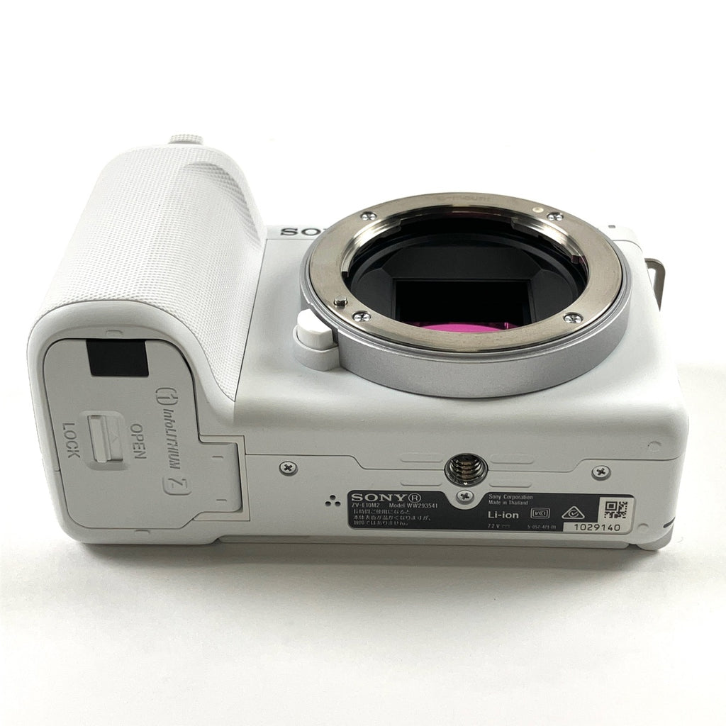 ソニー SONY VLOGCAM ZV-E10 II パワーズームレンズキット ZV-E10M2K W ホワイト デジタル ミラーレス 一眼カメラ 【中古】cambb
