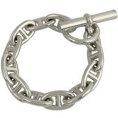 エルメス シェーヌダンクル GM 11コマ ブレスレット シルバー925 シルバー レディース 【中古】bracc