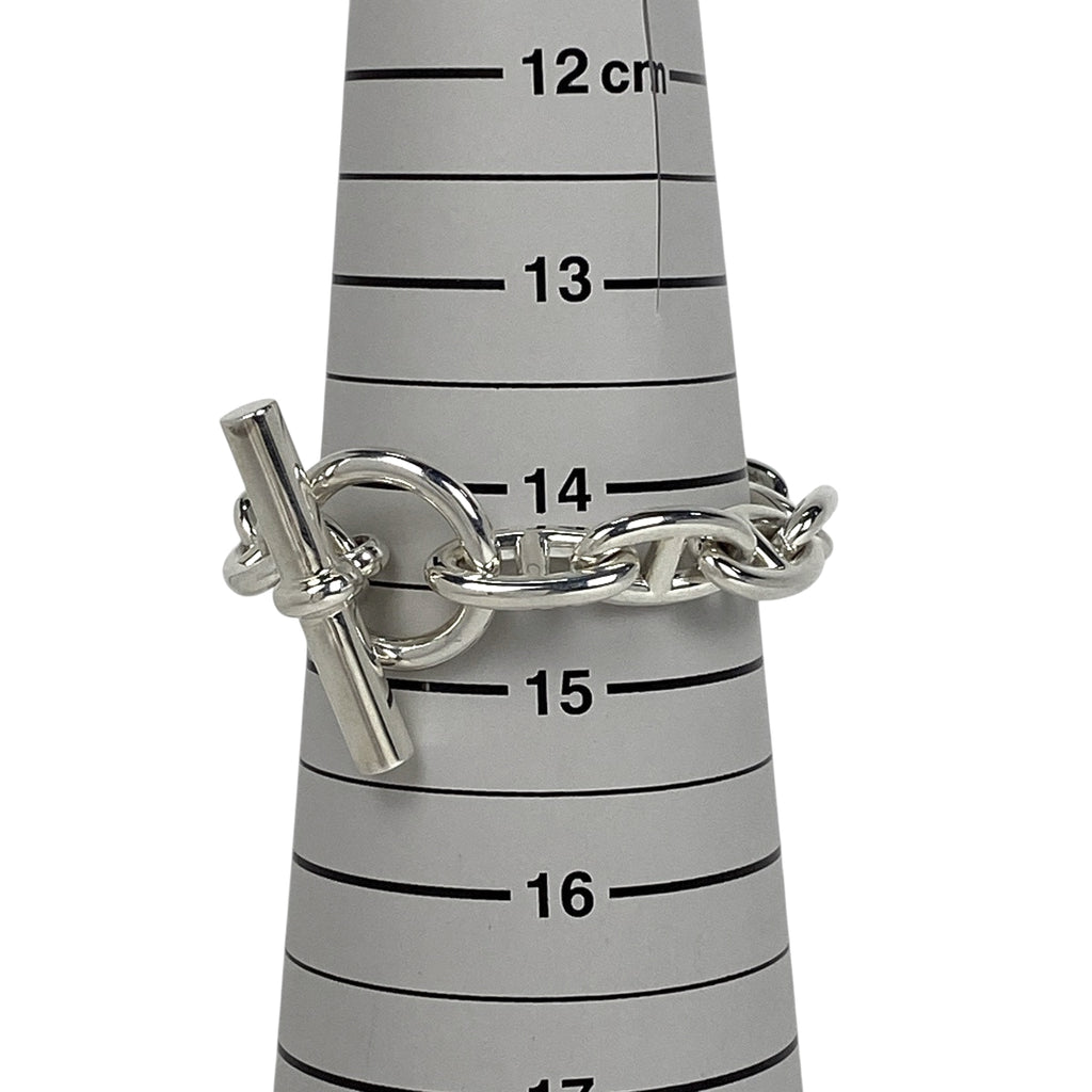 エルメス シェーヌダンクル GM 11コマ ブレスレット シルバー925 シルバー レディース 【中古】bracc