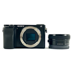 ソニー SONY α6100 パワーズームレンズキット ILCE-6100L ブラック デジタル ミラーレス 一眼カメラ 【中古】cambb