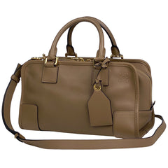 ロエベ アマソナ 28 2WAY ショルダーバッグ ハンドバッグ レザー ブラウン レディース 【中古】brbag