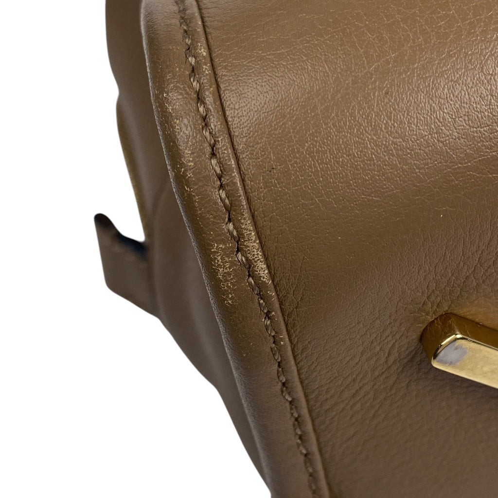 ロエベ アマソナ 28 2WAY ショルダーバッグ ハンドバッグ レザー ブラウン レディース 【中古】brbag