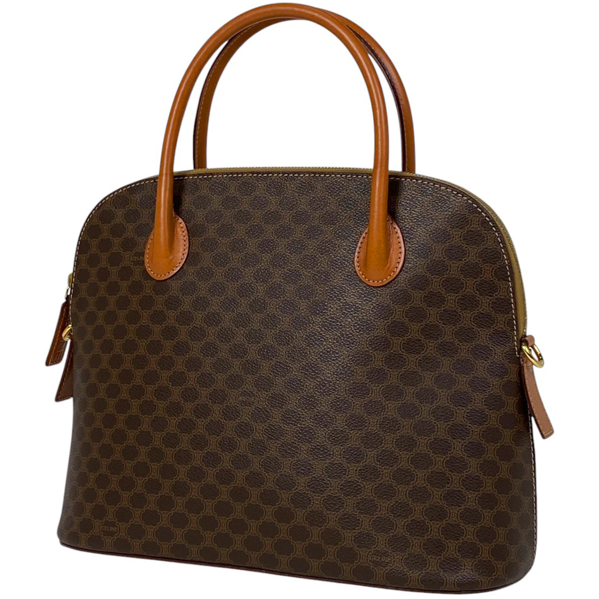 セリーヌ 未使用マカダムハンドバッグ CELINE - CELINE セリーヌ マカダム柄 ハンドバッグ ミニ